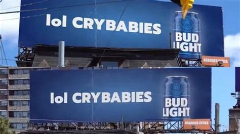 budweiser billboard crybabies|Fact Check: Is the lol crybabies Bud Light Billboard。